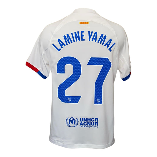 Camiseta FC Barcelona 23/24 Lamine Yamal visitante 
