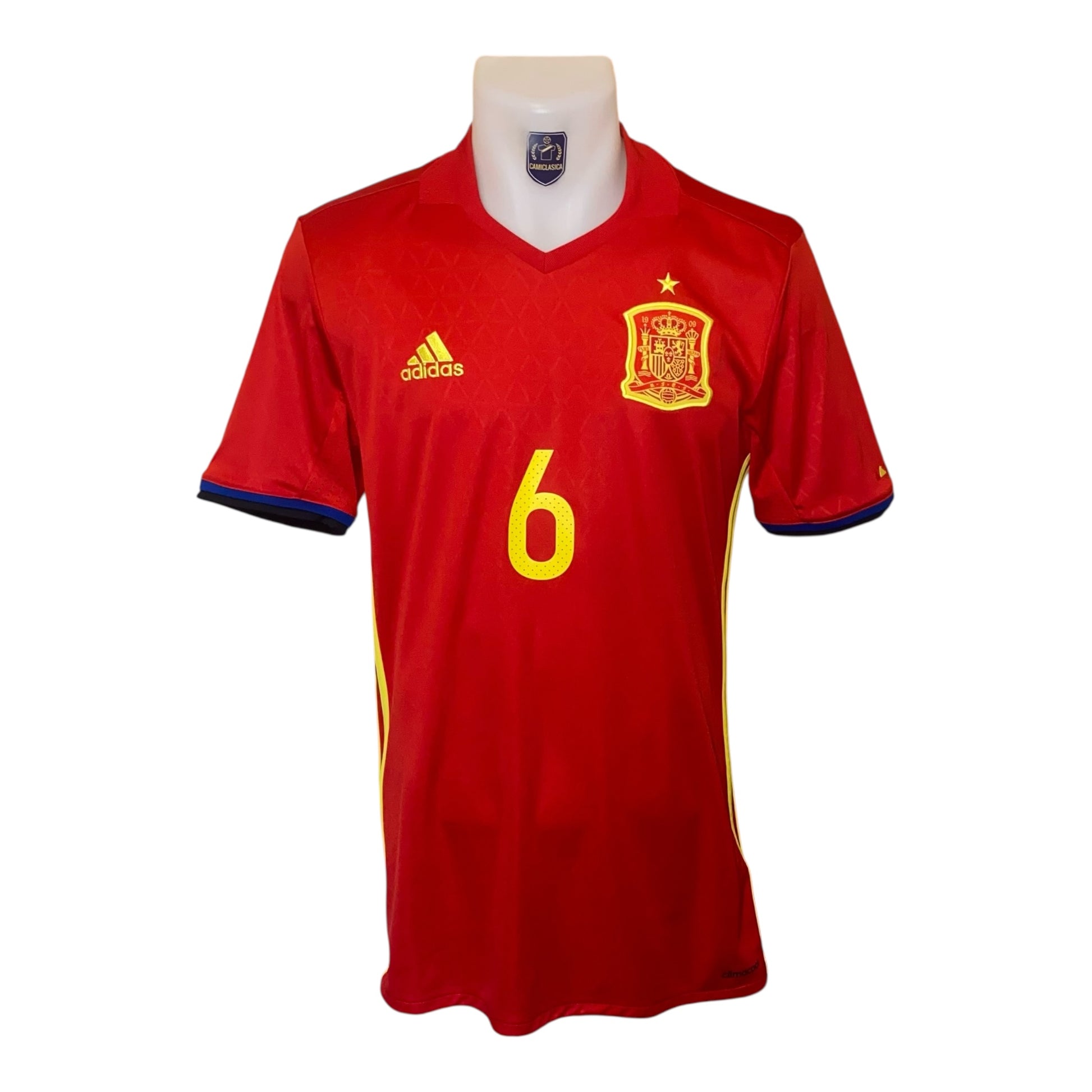 Camiseta España 2016 Iniesta local 