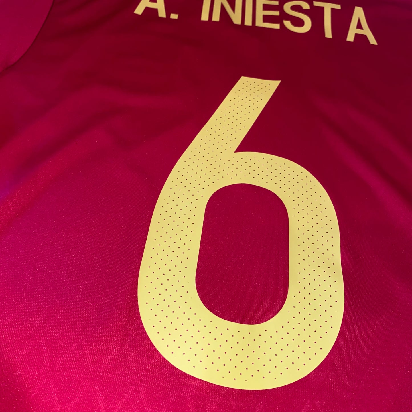 Camiseta España 2016 Iniesta local 