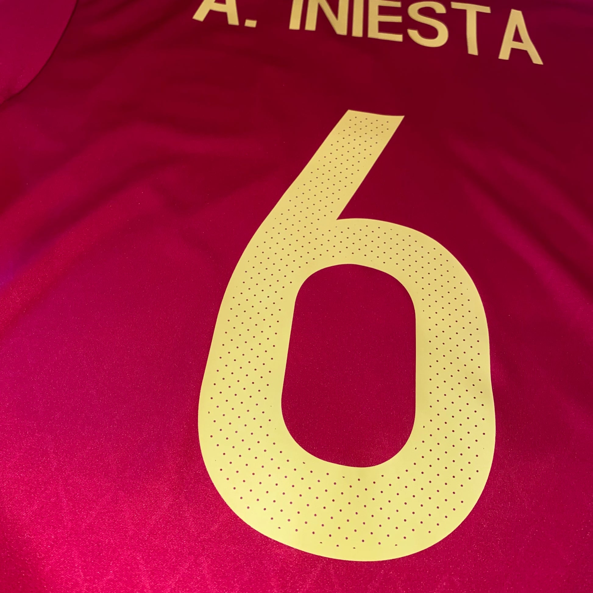 Camiseta España 2016 Iniesta local 