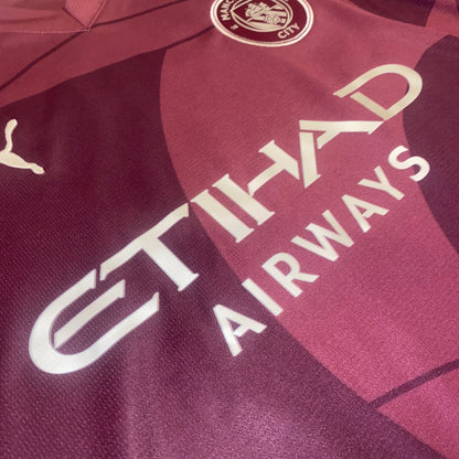 Camiseta Manchester City 24/25 halaand alternativa 