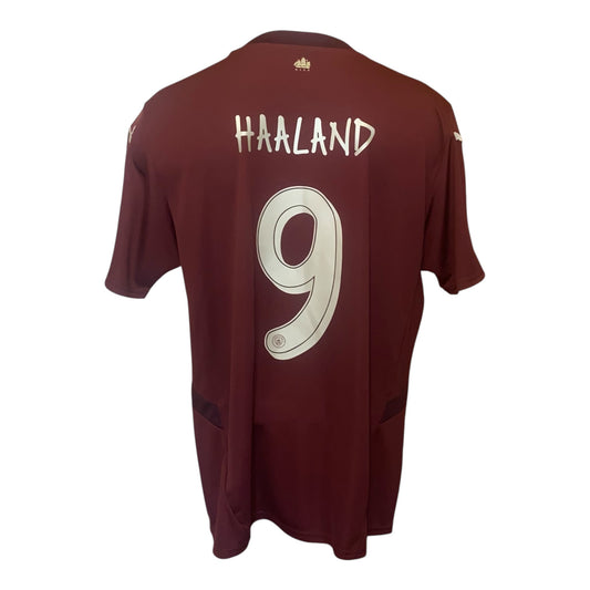 Camiseta Manchester City 24/25 halaand alternativa 