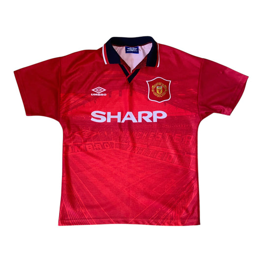 Camiseta retro Manchester United 94/96 local niño