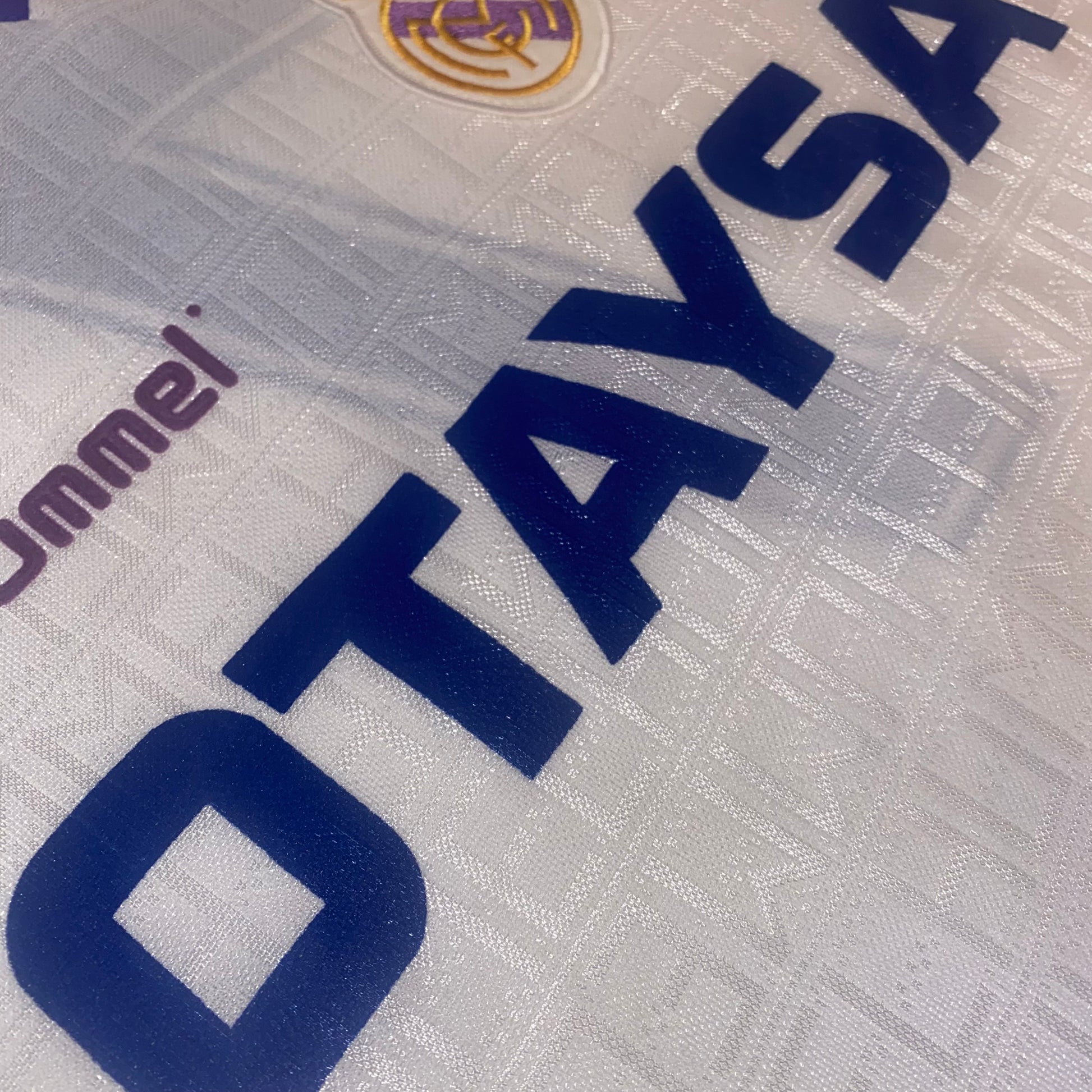 Camiseta retro Real Madrid 90/91 local niño
