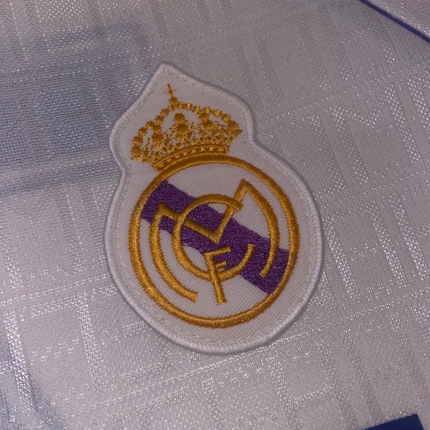 Camiseta retro Real Madrid 90/91 local niño