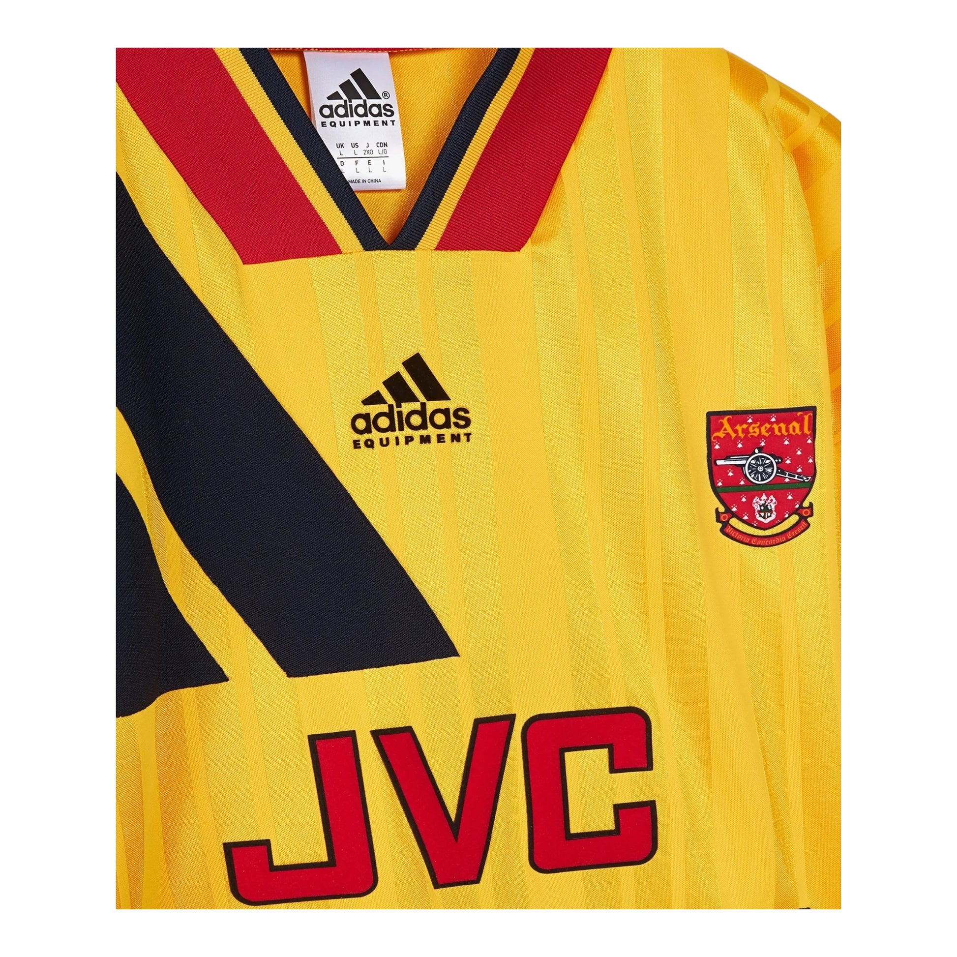 Camiseta retro Arsenal 1993/94 remake visitante 