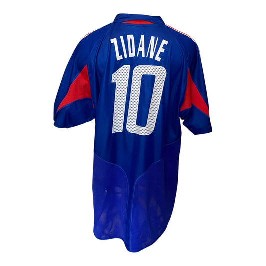Camiseta retro Francia 2004 Zidane Local 
