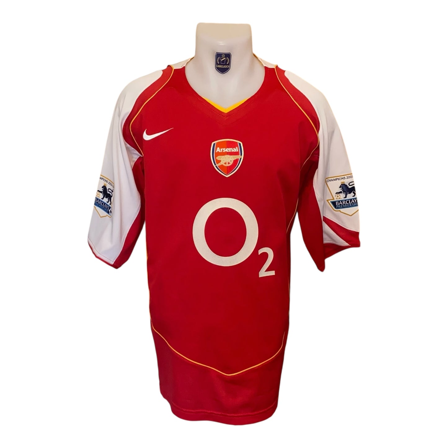 Camiseta Arsenal 04/05 Local Henry 