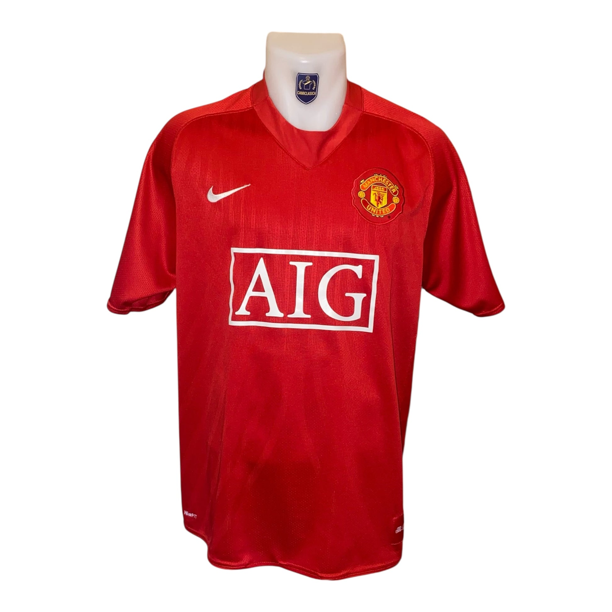 Camiseta Manchester United 07/08 Local Ronaldo 