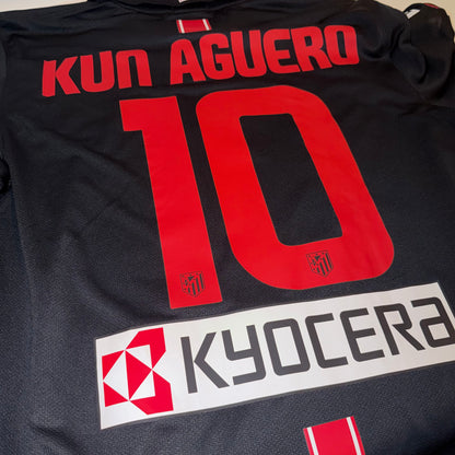 Atletico de Madrid 09/10 Visitante #10 Kun Aguero L