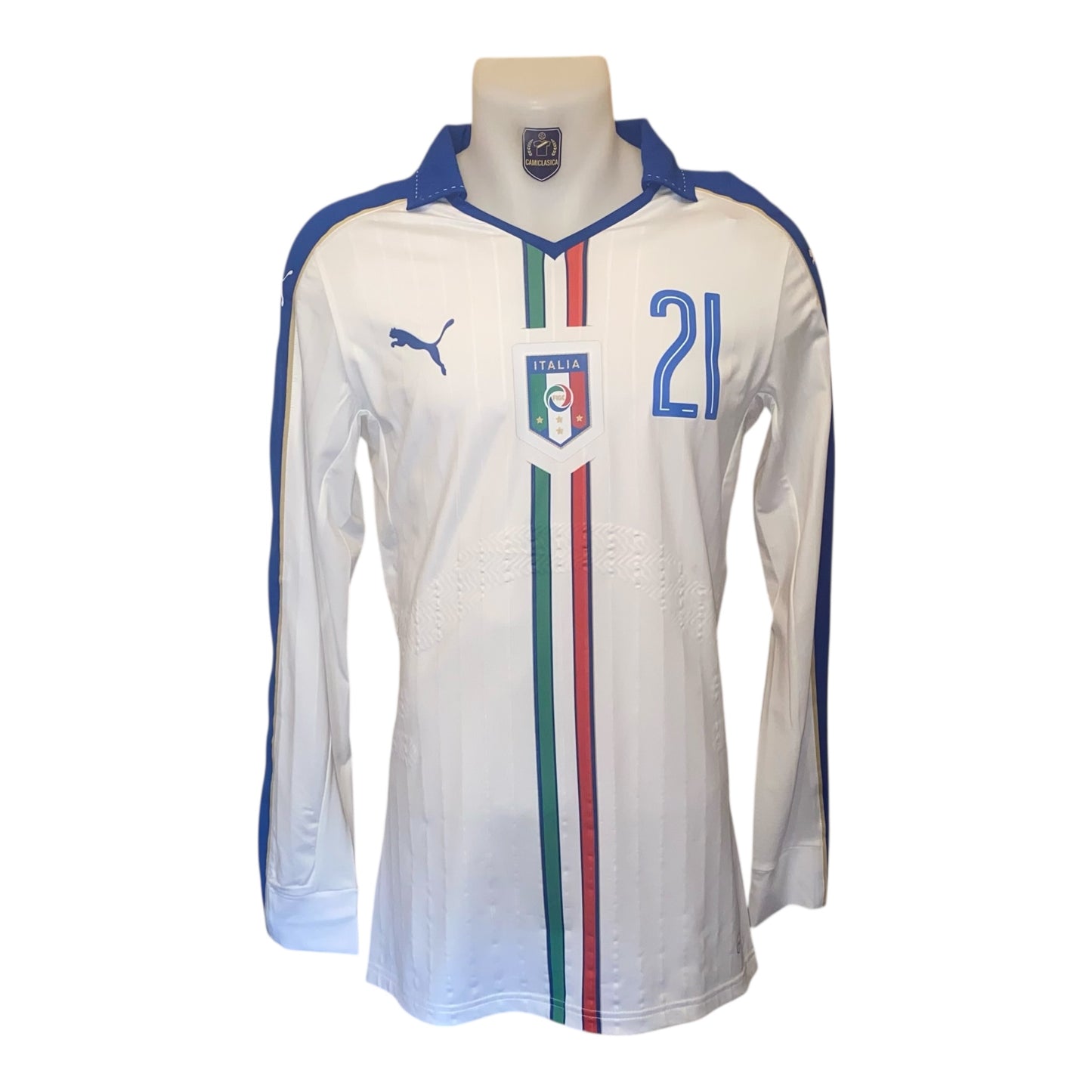 Italia 2016 Visitante Player Version #21 Pirlo L