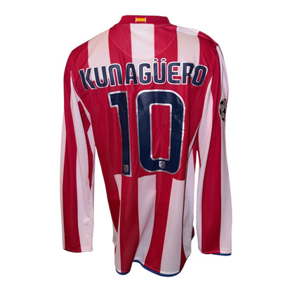 Atletico de Madrid 08/09 local #10 Kun Aguero L