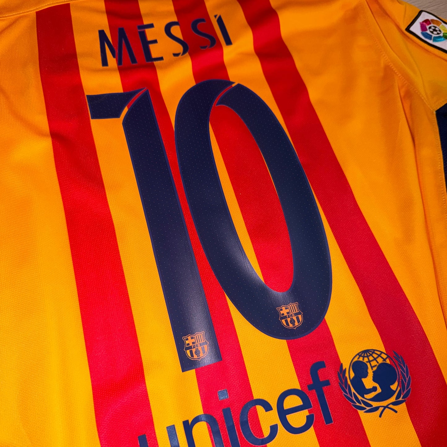 Barcelona 15/16 Visitante #10 Messi L