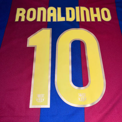 Barcelona 07/08 Local #10 Ronaldinho XL