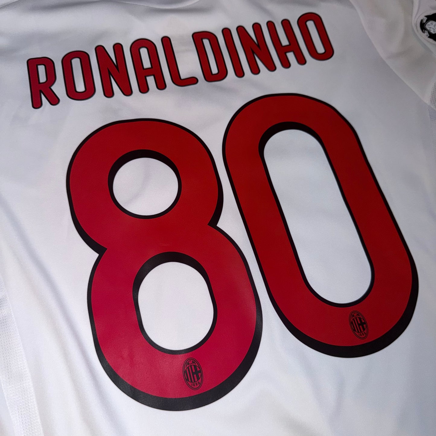 AC Milan 09/10 Visitante #80 Ronaldinho S
