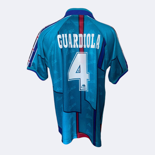 FC barcelona 95/96 Visitante #4 Guardiola M