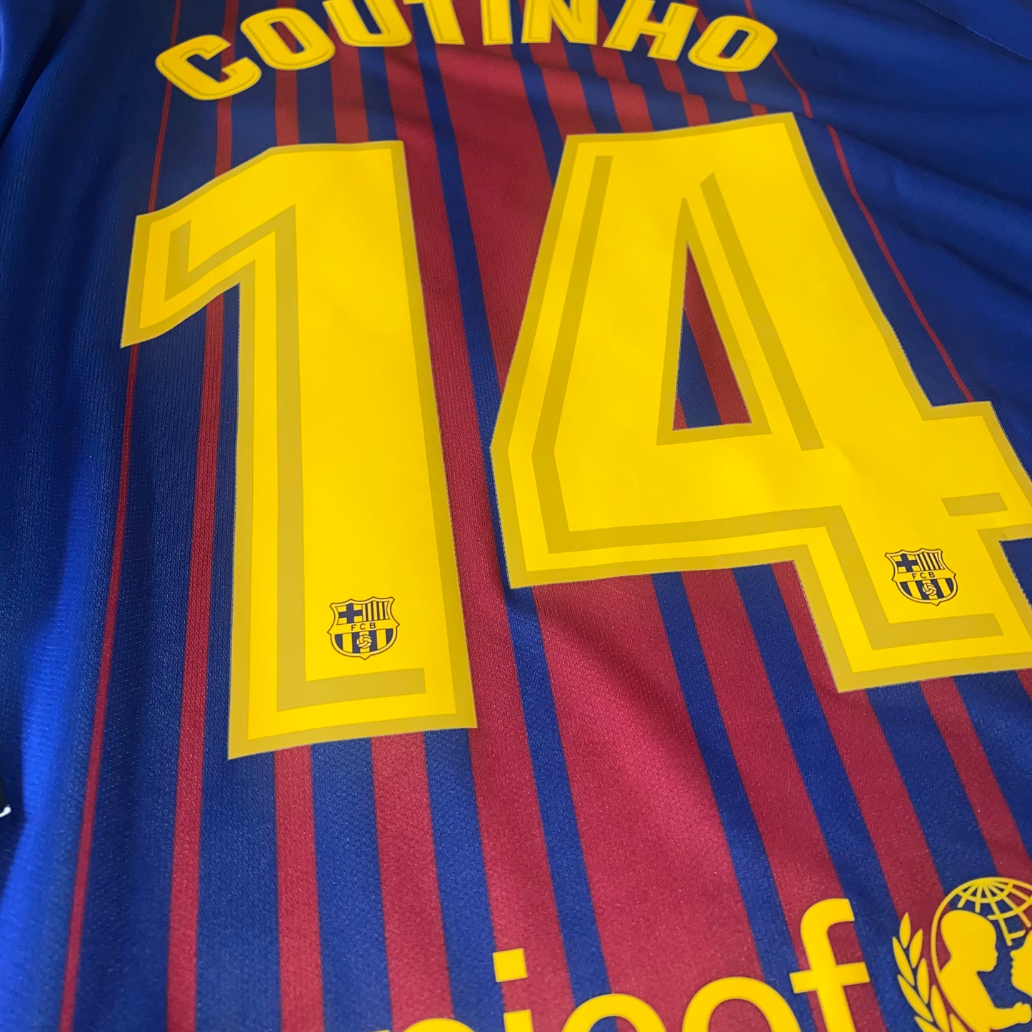 FC barcelona 17/18 Local #14 Coutinho XL
