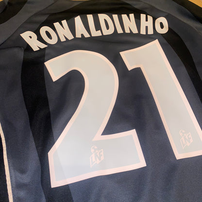 PSG 01/02 Visitante #21 Ronaldinho XL