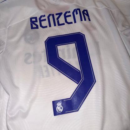 Real Madrid 21/22 Local #9 Benzema L
