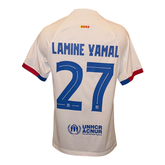 Barcelona 23/24 Visitante #27 Lamine Yamal S